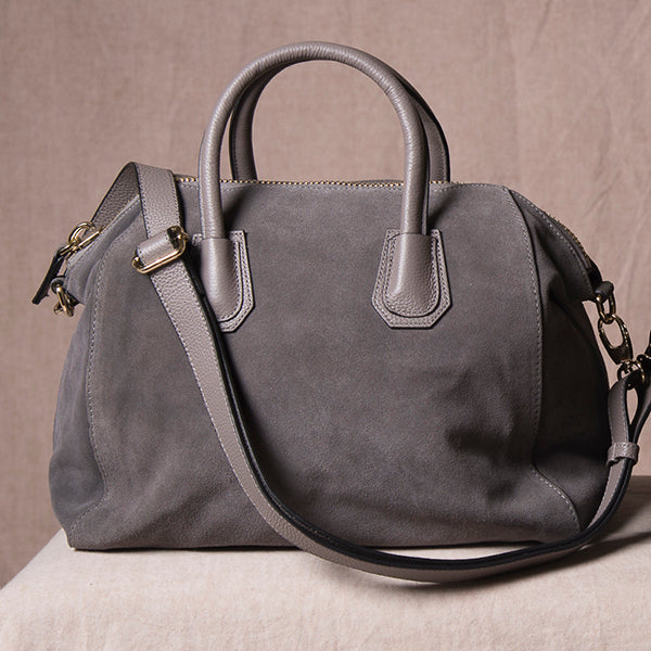 ST IVES Addison Road Grey Suede Handbag