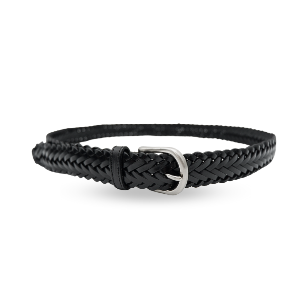 Zareh Black leather belts for Women